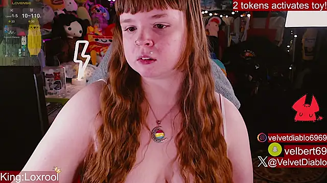 Snapshot of VelvetDiablo chatting on April 2026 02:27:02 AM VelvetDiablo online show from April 2026 02:27:02 AM