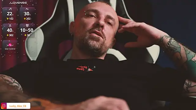 Snapshot of LuckyAlexx chatting on January 2025 11:43:01 PM LuckyAlexx online show from January 2025 11:43:01 PM