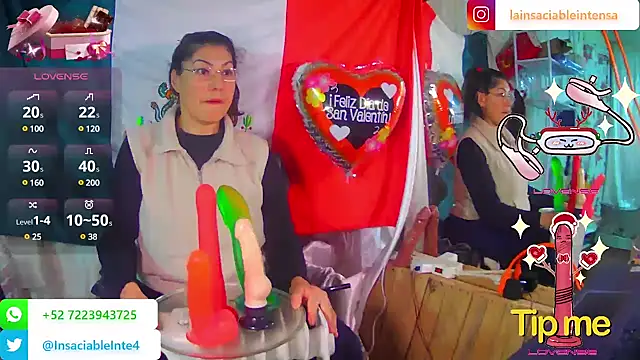 LaInsaciableIntensa online show from February 2025 12:41:01 AM