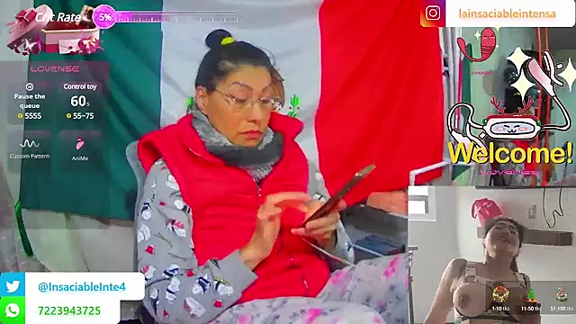 LaInsaciableIntensa online show from March 2025 12:51:01 PM