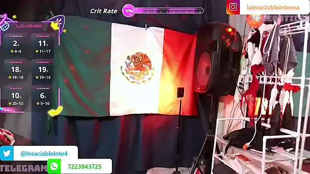 LaInsaciableIntensa online show from December 2025 01:54:01 AM