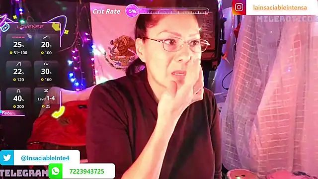 LaInsaciableIntensa online show from March 2026 11:41:01 PM