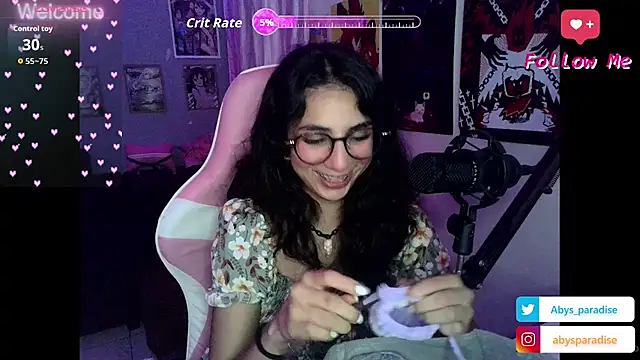 Snapshot of Abysparadise chatting on October 2025 05:19:02 AM Abysparadise online show from October 2025 05:19:02 AM