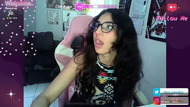 Abysparadise online show from April 2026 11:25:01 PM