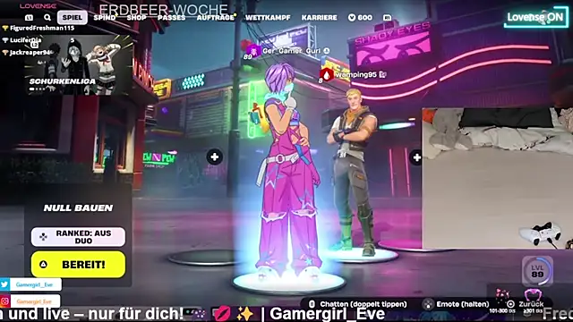 GamerGirl Eve online show from March 2025 10:59:01 PM