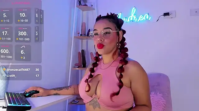 andrea lopezz  online show from February 2025 11:52:01 PM