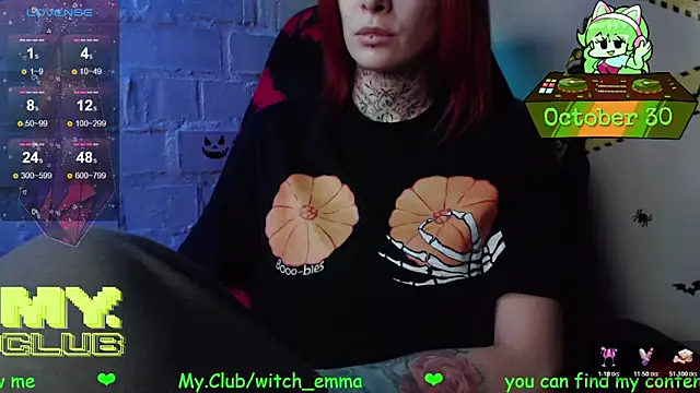 Witch Emma online show from October 2025 09:00:02 AM