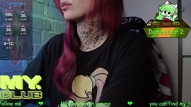 Witch Emma online show from December 2025 07:31:01 PM