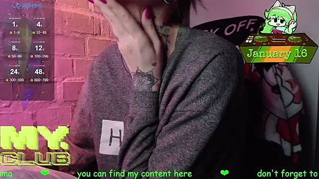 Witch Emma online show from January 2026 08:18:01 AM