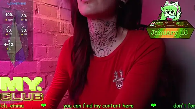 Witch Emma online show from January 2026 08:07:01 AM