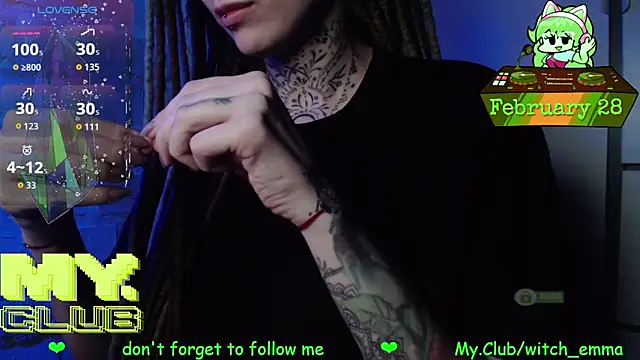 Witch Emma online show from February 2026 08:54:01 PM