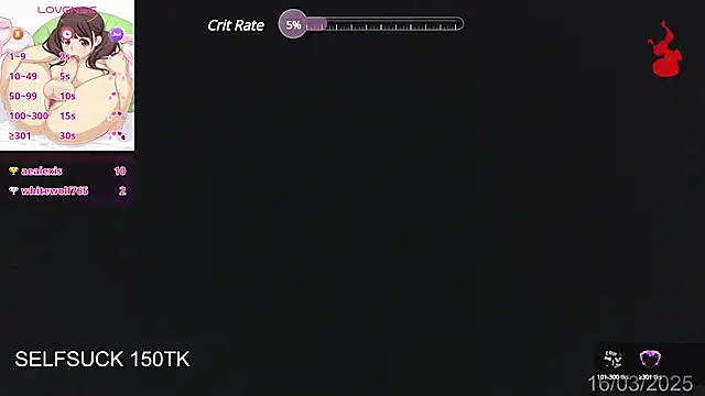 Snapshot of Herazuline chatting on March 2025 01:14:01 AM Herazuline online show from March 2025 01:14:01 AM