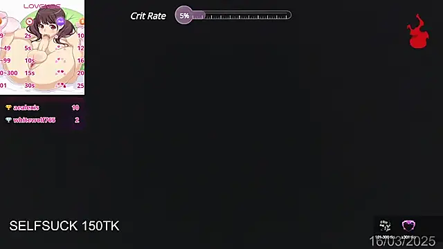 Snapshot of Herazuline chatting on March 2025 07:24:01 AM Herazuline online show from March 2025 07:24:01 AM