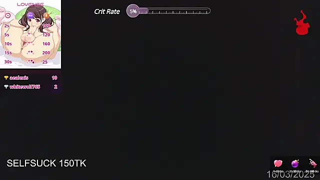 Snapshot of Herazuline chatting on March 2025 10:27:02 AM Herazuline online show from March 2025 10:27:02 AM