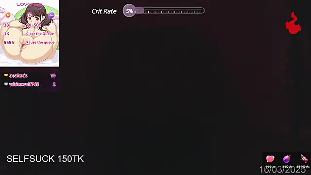 Snapshot of Herazuline chatting on March 2025 01:43:01 AM Herazuline online show from March 2025 01:43:01 AM