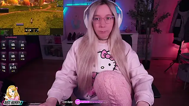 Snapshot of JustKerry chatting on January 2025 01:02:02 PM JustKerry online show from January 2025 01:02:02 PM