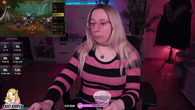 Snapshot of JustKerry chatting on January 2025 01:06:02 PM JustKerry online show from January 2025 01:06:02 PM