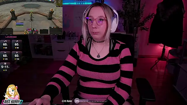 Snapshot of JustKerry chatting on January 2025 12:56:01 PM JustKerry online show from January 2025 12:56:01 PM