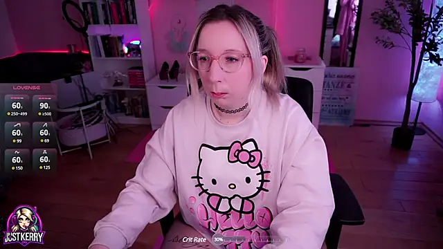 Snapshot of JustKerry chatting on March 2025 09:03:02 AM JustKerry online show from March 2025 09:03:02 AM