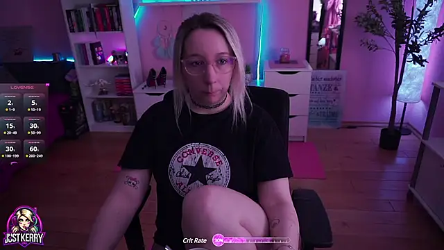 Snapshot of JustKerry chatting on March 2025 08:36:01 AM JustKerry online show from March 2025 08:36:01 AM