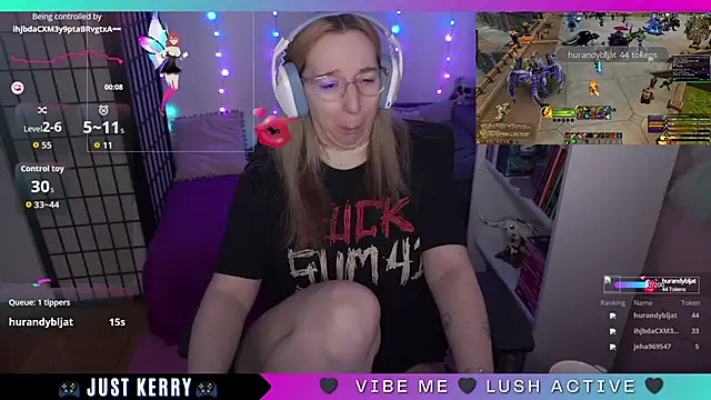 Snapshot of JustKerry chatting on September 2025 08:18:02 AM JustKerry online show from September 2025 08:18:02 AM