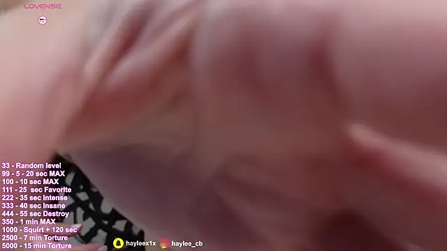 hayleex x online show from October 2025 05:44:02 PM