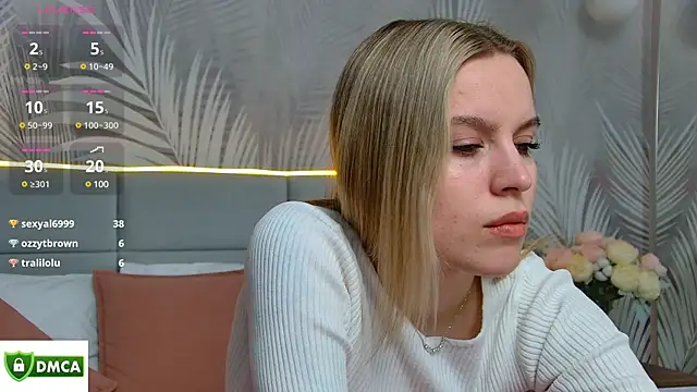 Snapshot of AmaliaBell chatting on January 2025 08:00:01 PM AmaliaBell online show from January 2025 08:00:01 PM